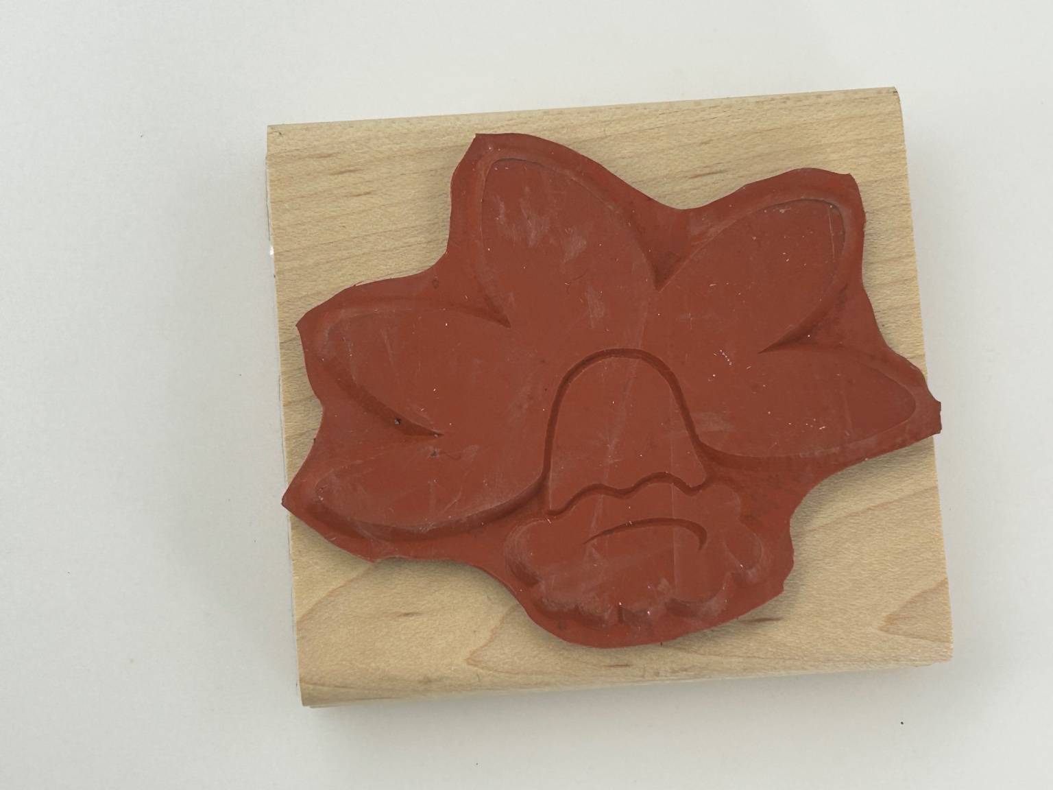 Stampin Up! DAFFODIL Wood Mount Rubber Stamp detailed image 3