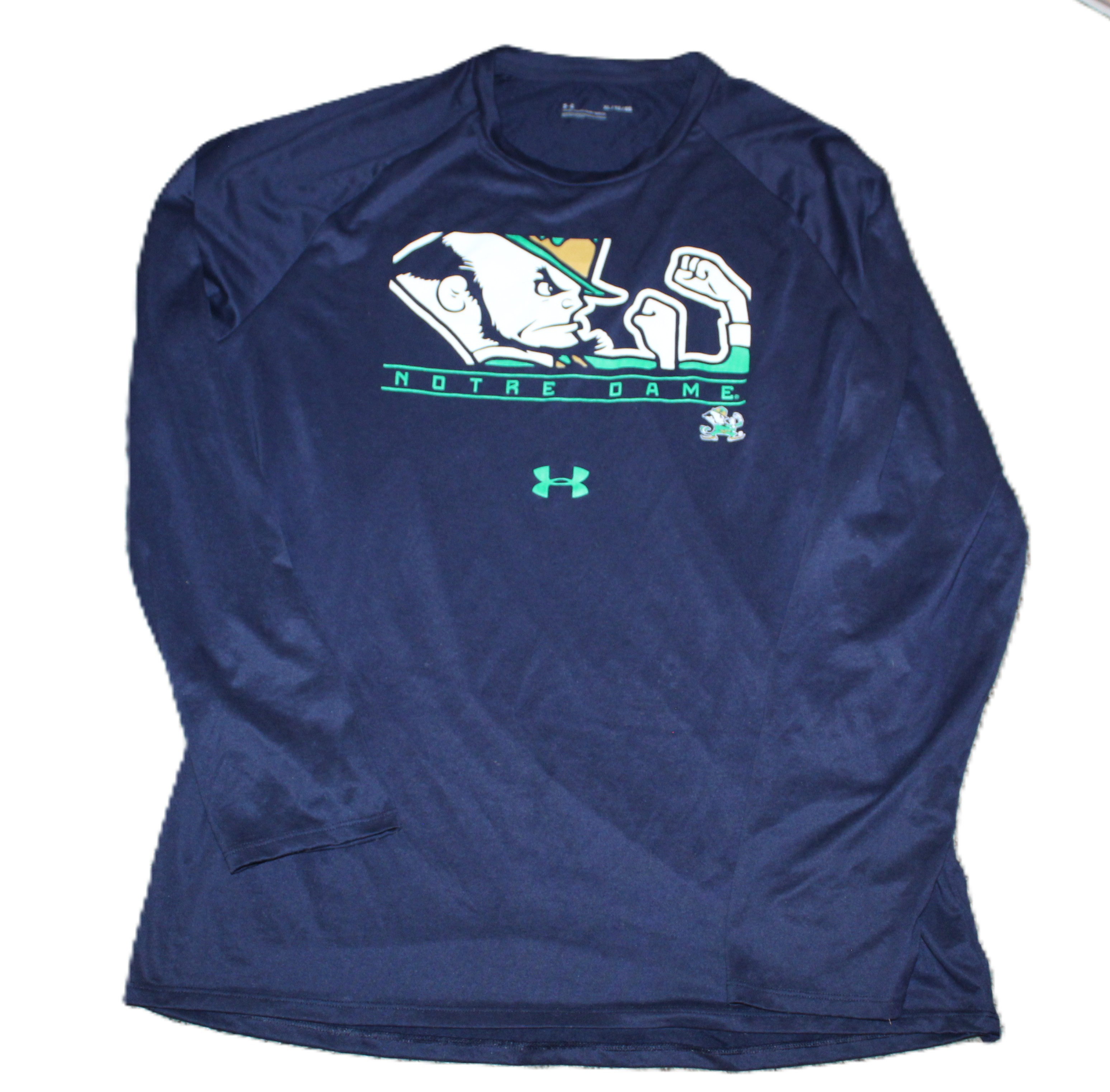 Under Armour Notre Dame Fighting Irish Men’s XL Navy Blue Loose Fit Activewear