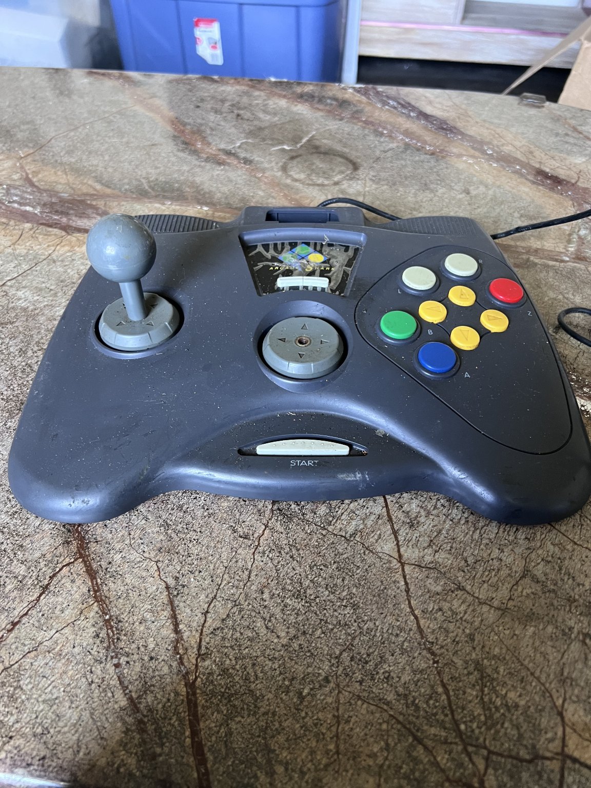 InterAct Arcade Stick Controller for Nintendo 64 N64 Joystick Wired