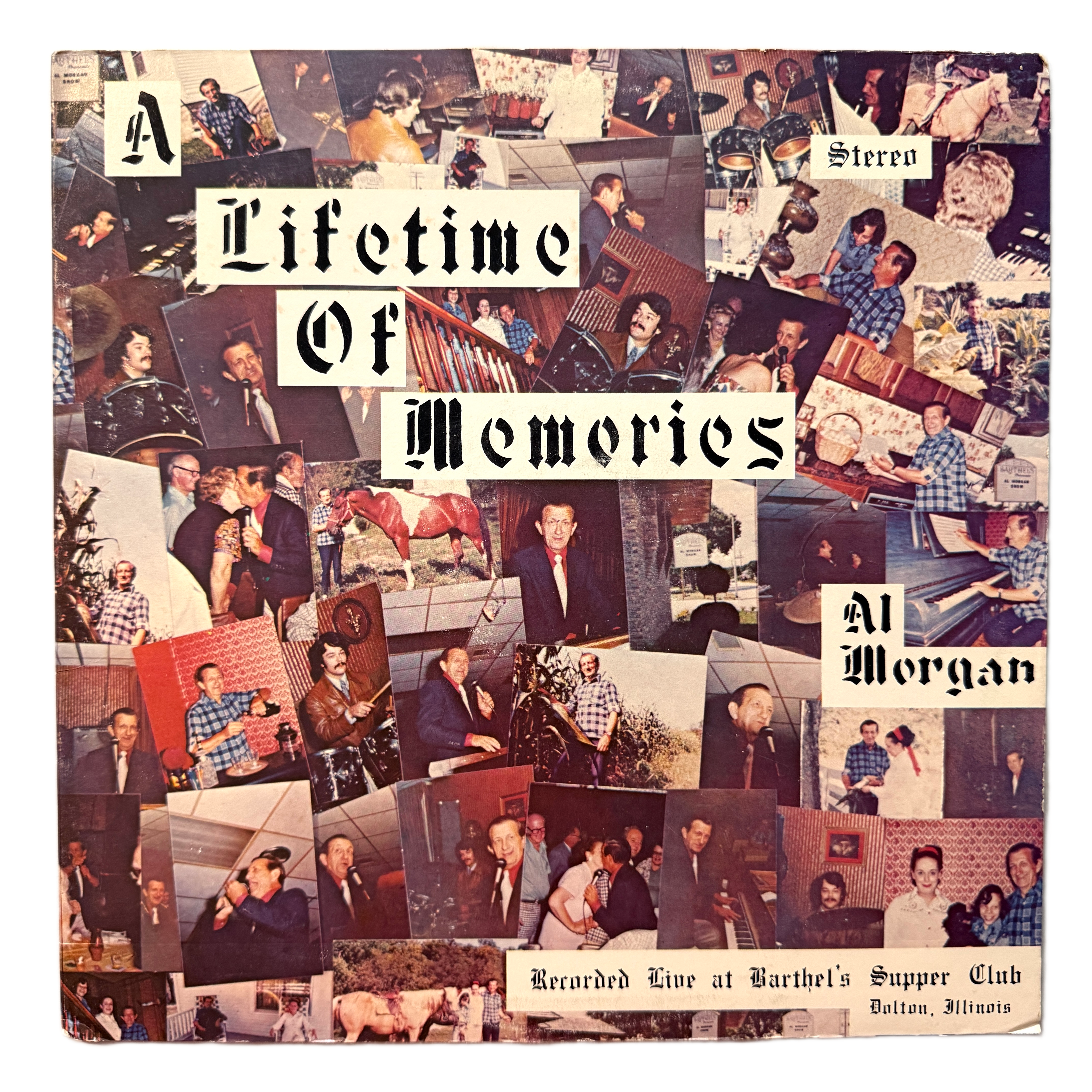 Al Morgan LP Vinyl Record A Lifetime Of Memories Autographed Live KY-1003-S