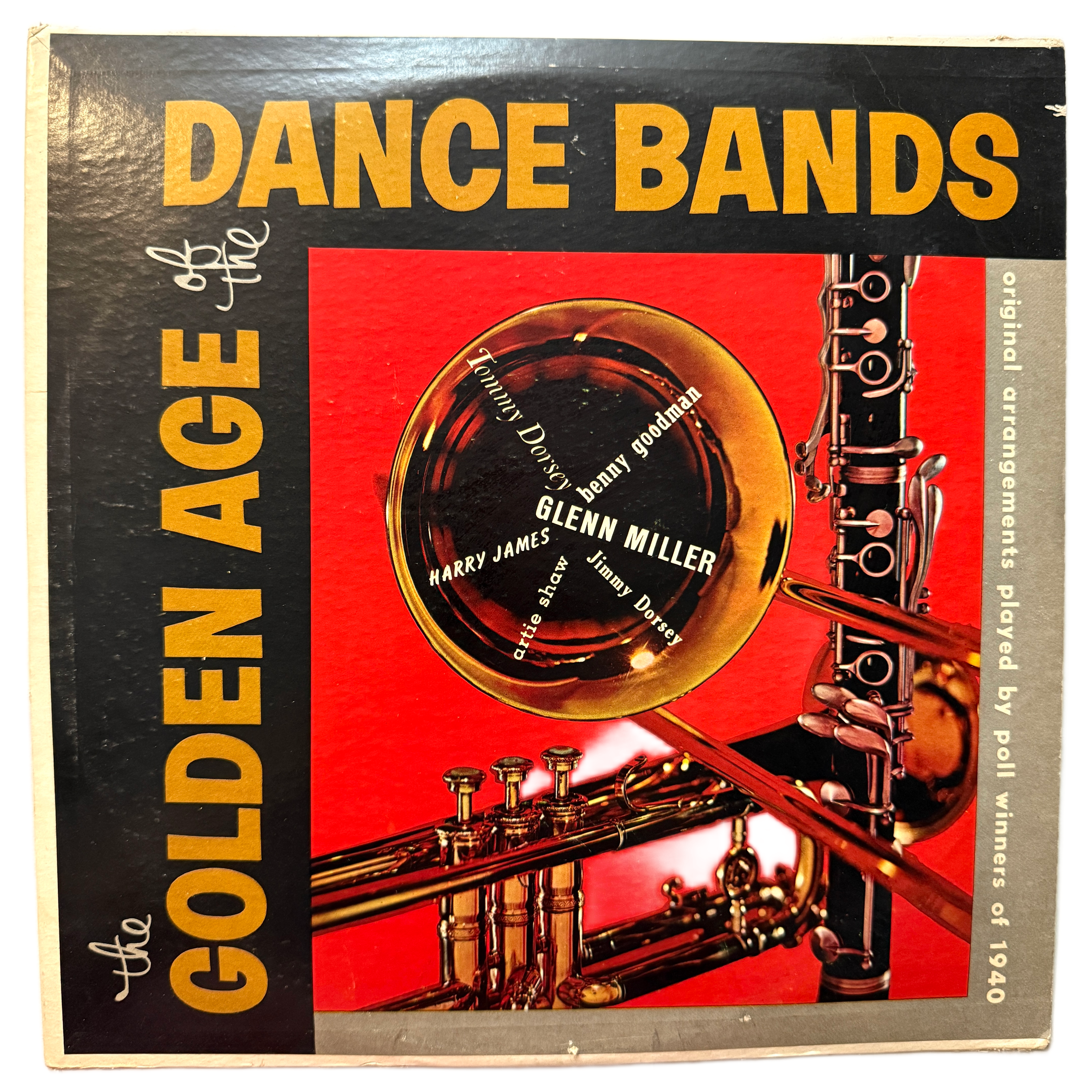 The Golden Age of Dance Bands LP Vinyl Record Glenn Miller Benny Goodman Tommy