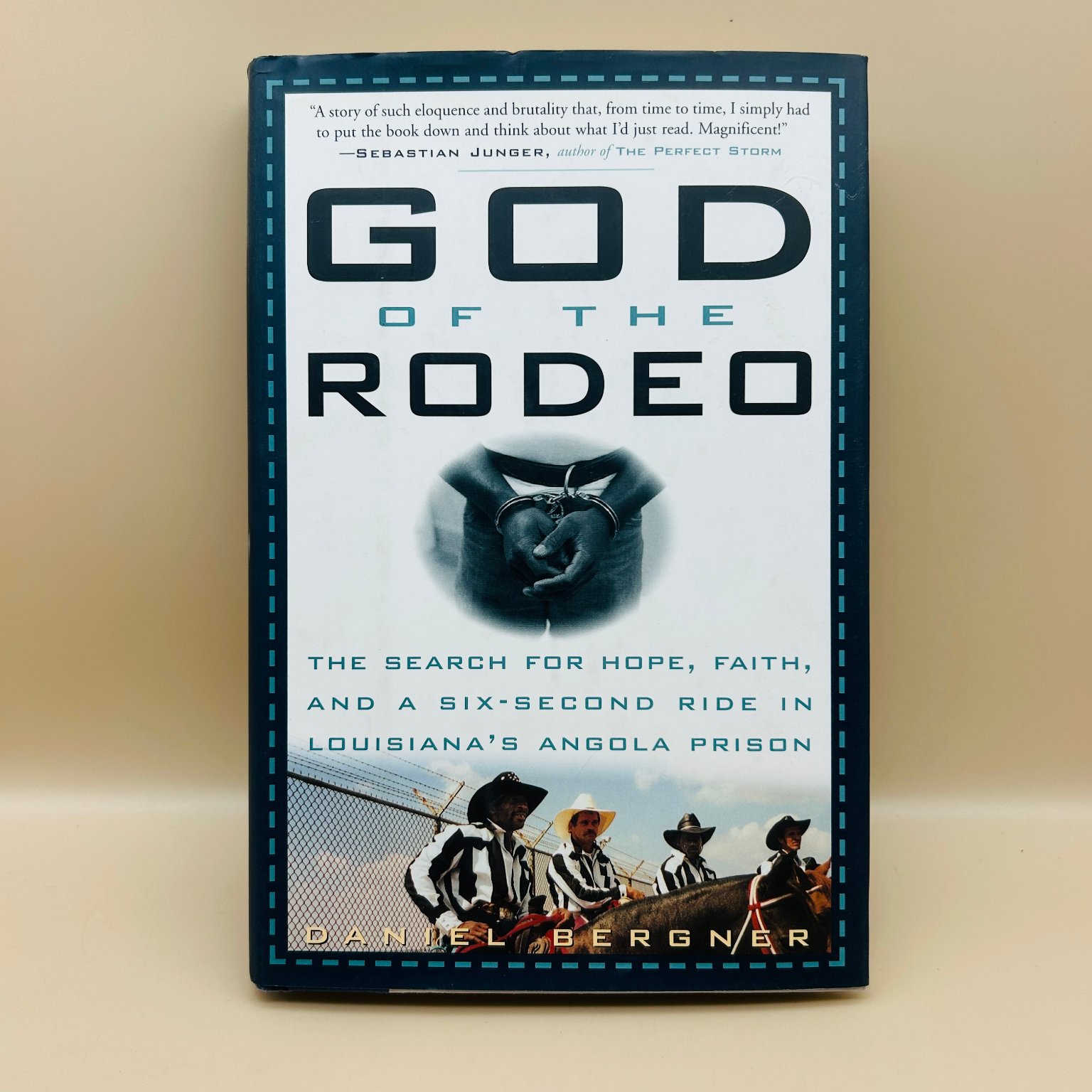 God of the Rodeo Daniel Bergner 1998 First Edition Signed Angola Prison True