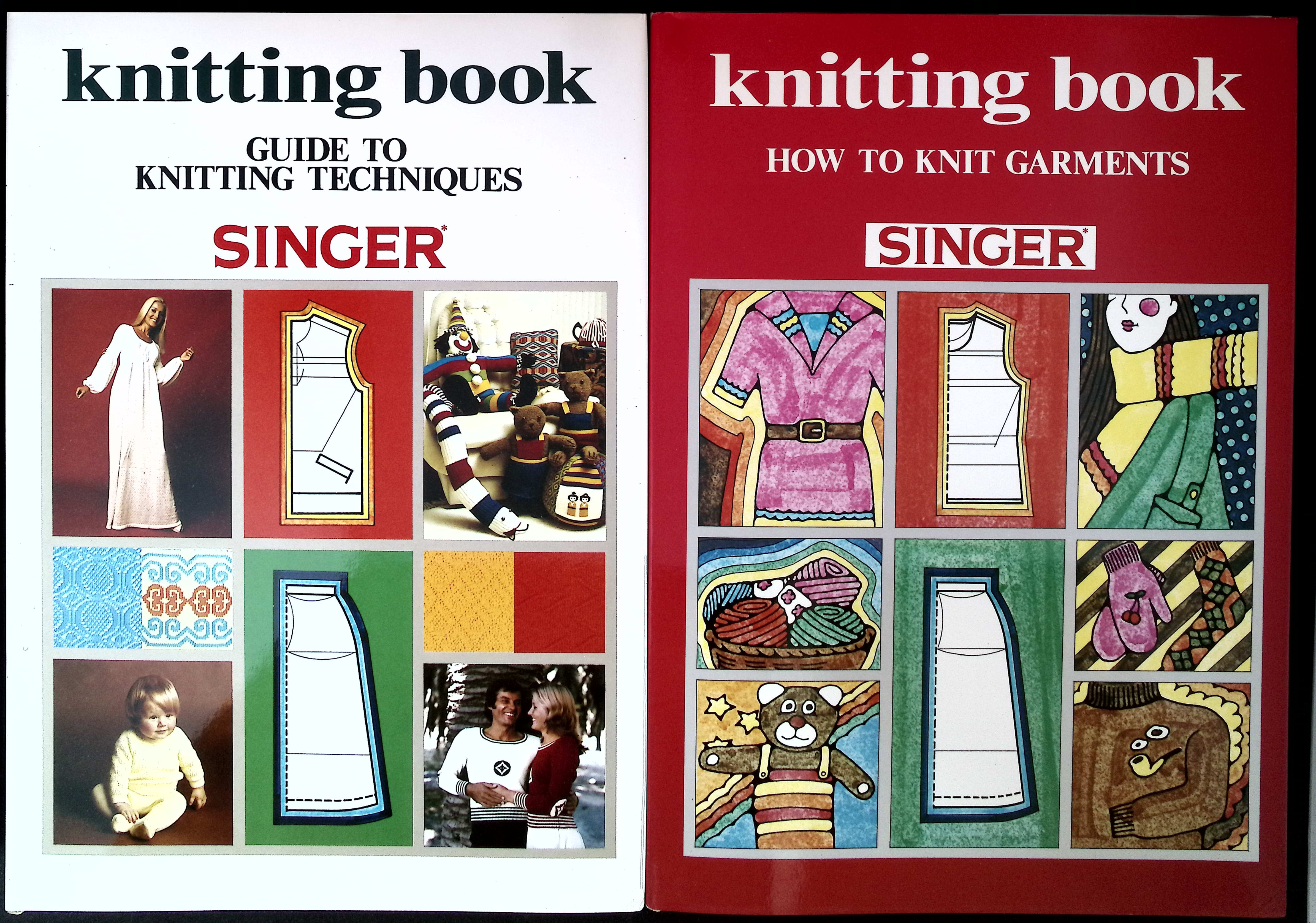 Singer Knitting Book Set: Guide to Techniques & How to Knit Garments Slipcase