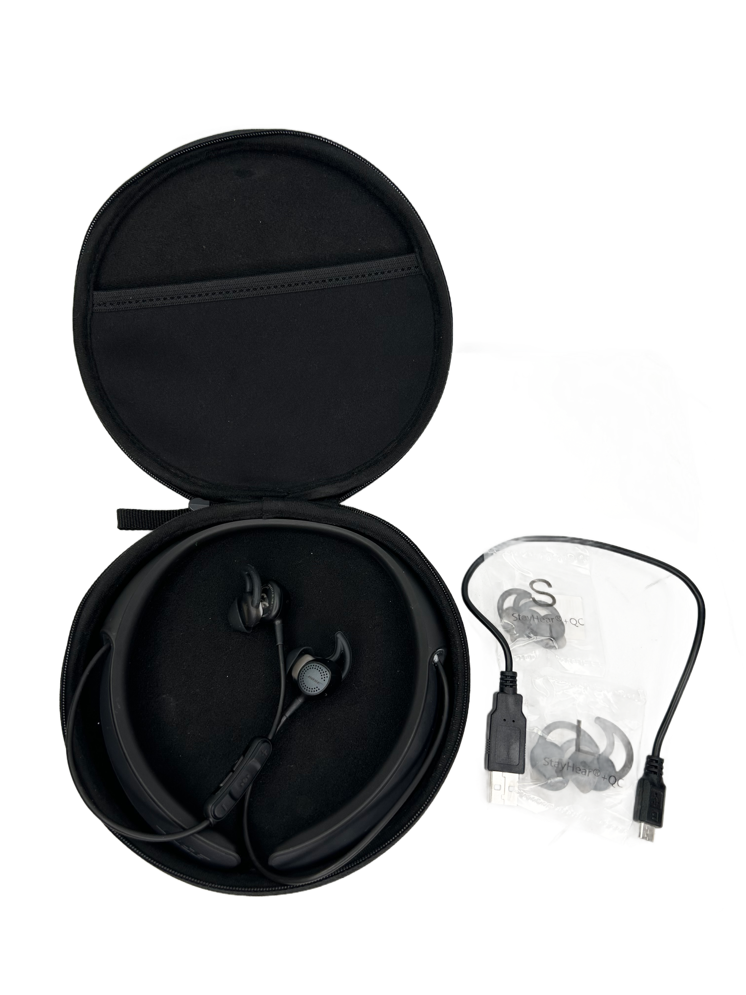 Bose QuietControl 30 QC30 Wireless Noise-Cancelling Neckband Headphones Black
