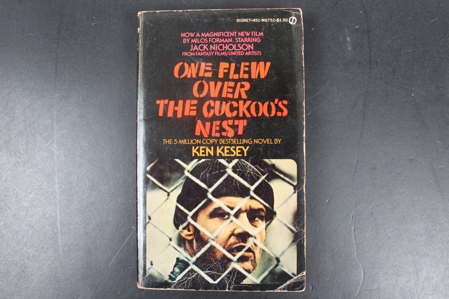One Flew Over Cuckoo’s Nest Ken Kesey 1962 Movie Tie-in Signet Novel PB