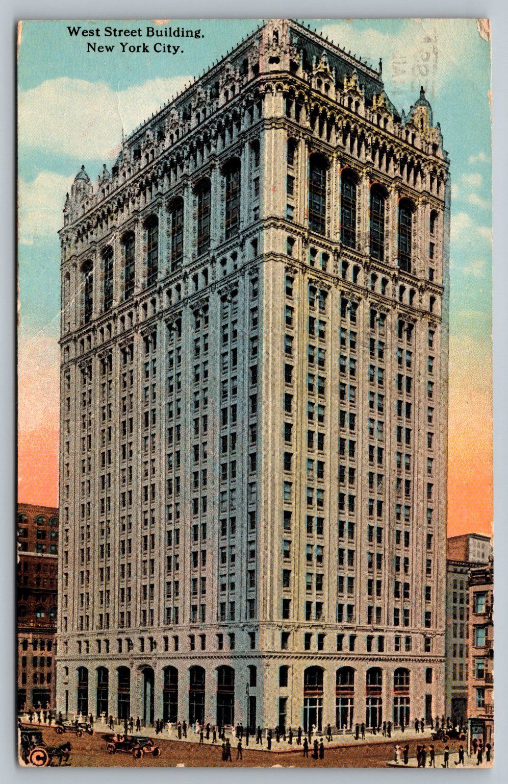 West Street Building NYC 1910 Postcard – American Art Publishing