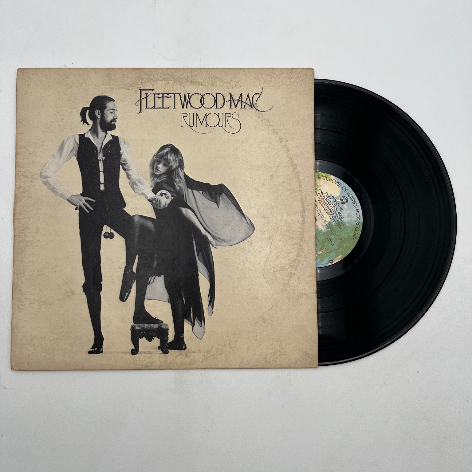 Fleetwood Mac – Rumours LP Record 1977 Warner Bros. Rock Pop 33 RPM No Inner