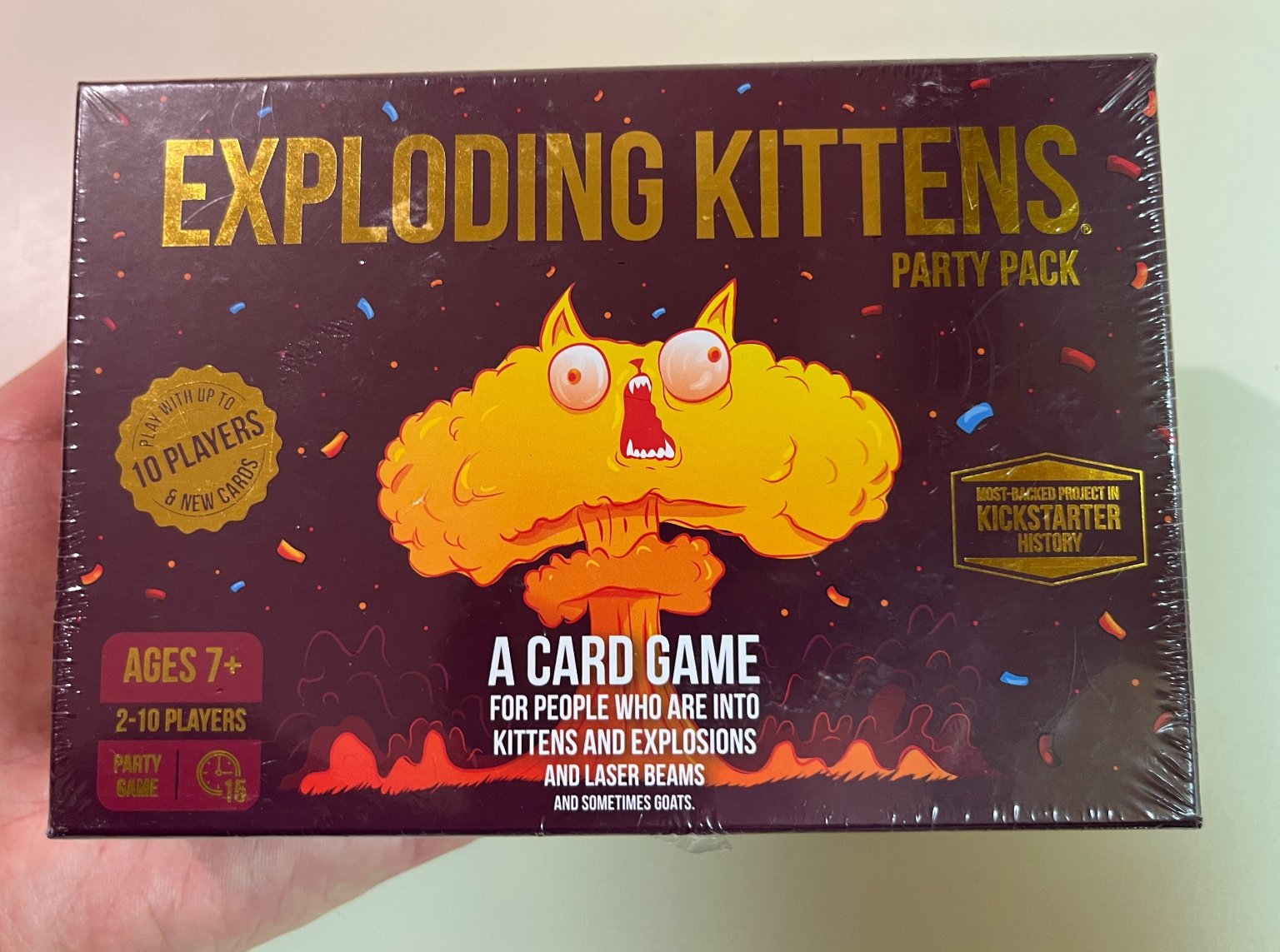 New Old Stock – Exploding Kittens Party Pack Card Game, 2-10 Players, Ages 7+