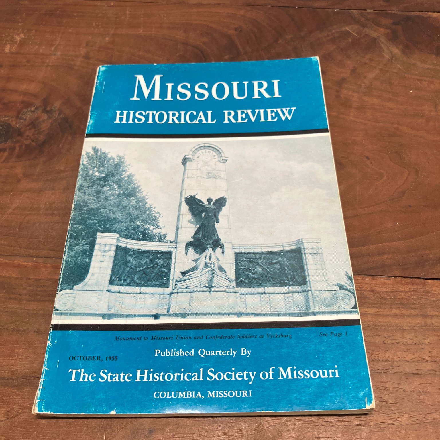 Missouri Historical Review October 1955 Volume L No.1 State Historical Society