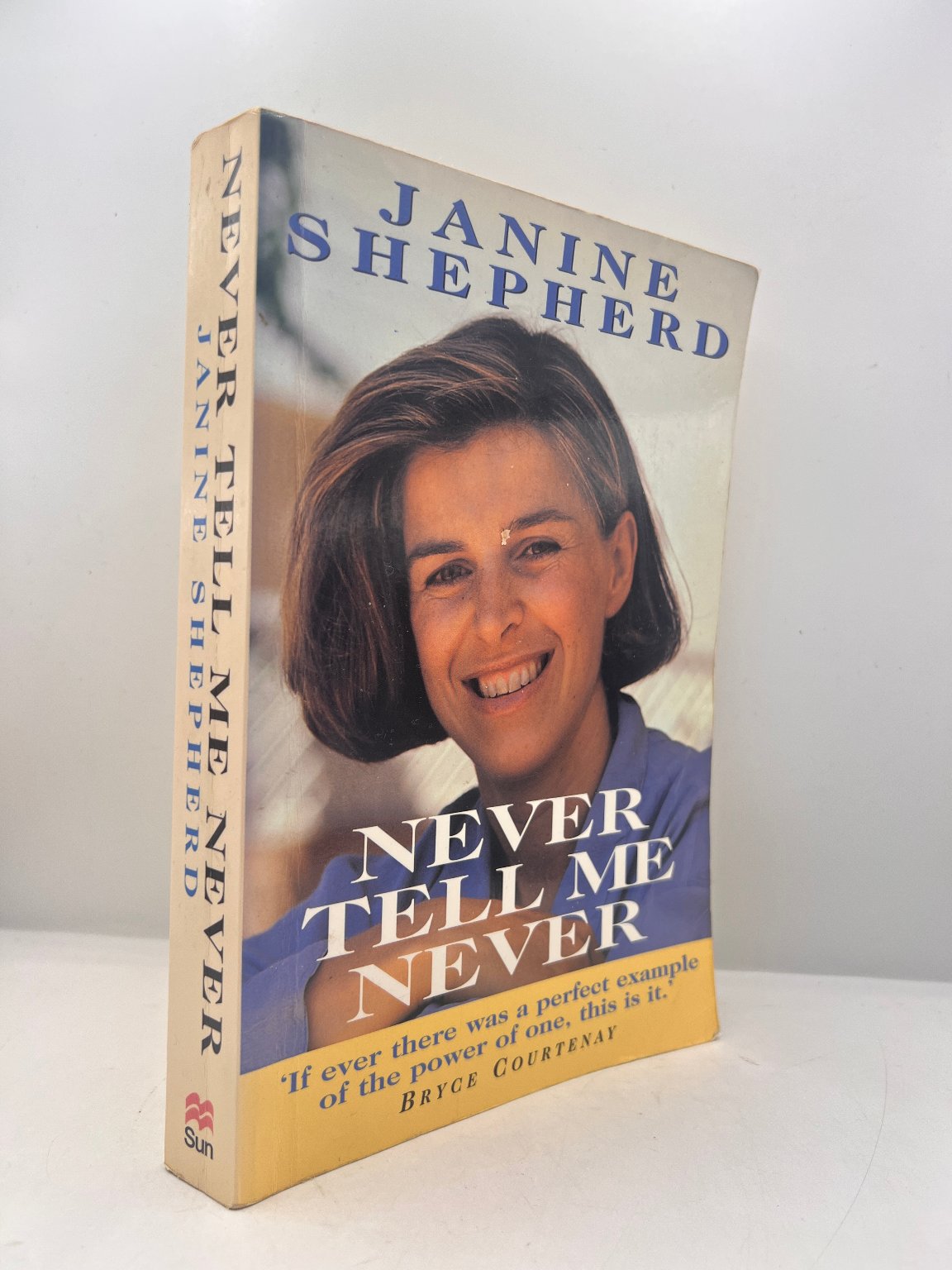Janine Shepherd Never Tell Me Never Autobiography Paperback Book 1995