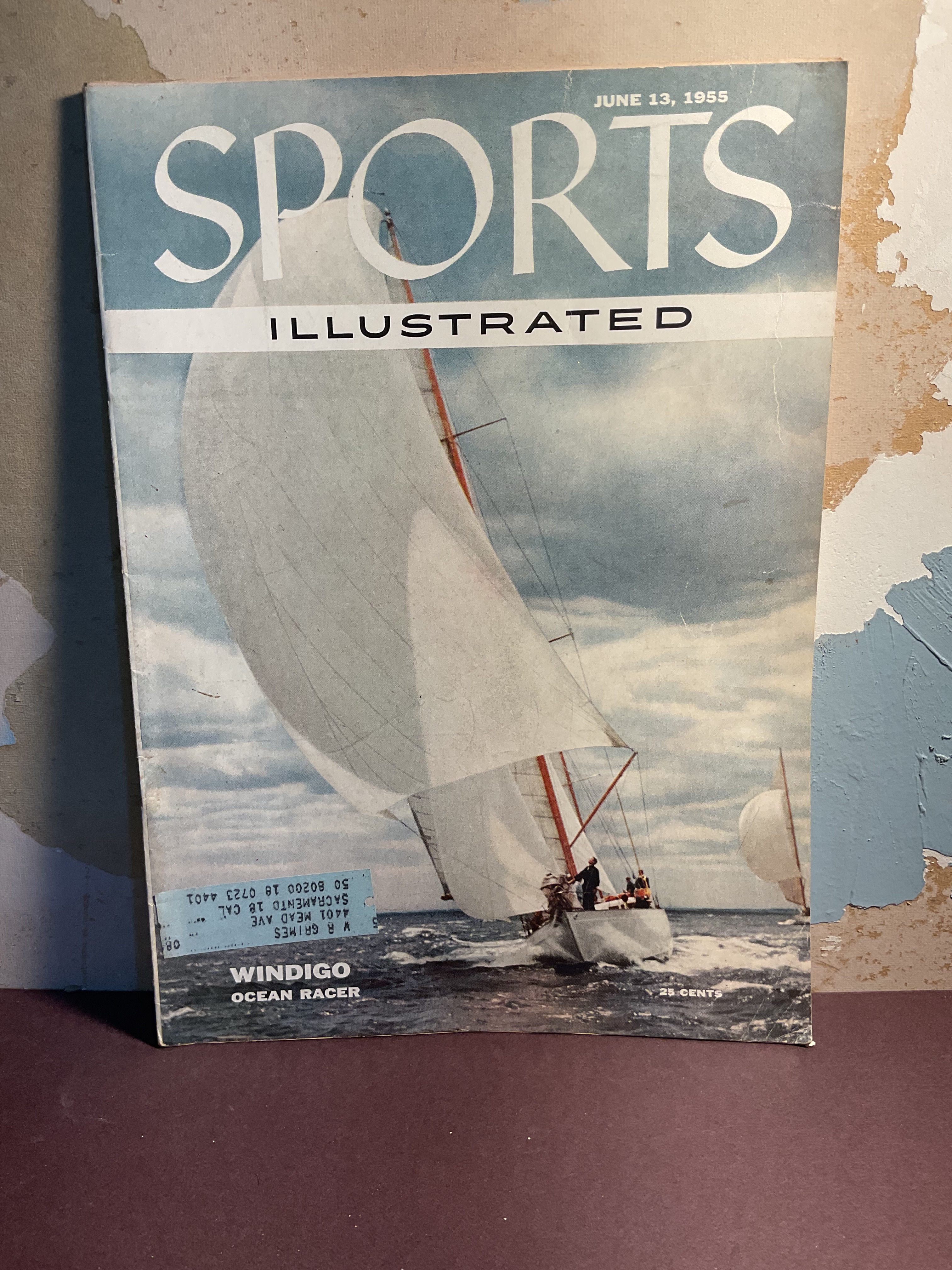 Vintage Sports Illustrated Magazine June 13 1955 Windigo Ocean Racer Mercedes